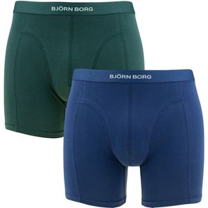 Björn Borg - 2-pack lyocell boxershorts groen & blauw - Heren