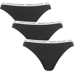 Tommy Hilfiger boxershorts - 3-pack slips basic zwart - Dames