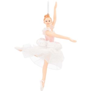 Hanger ballerina | Roze | Polyresin | 16cm