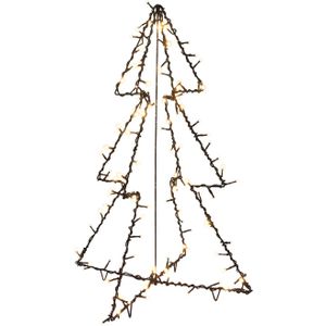 3D kerstboom met LED | 75 cm | Timer | Buiten