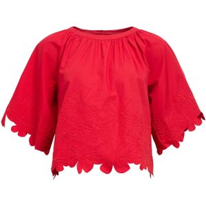 OBJECT Blouse 'OBJKamma'  donkerrood