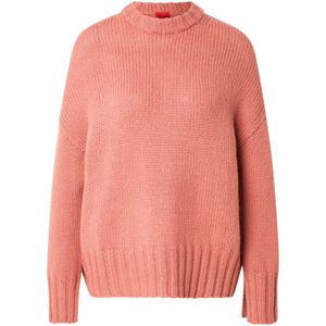 HUGO Trui 'Siolino'  watermeloen rood