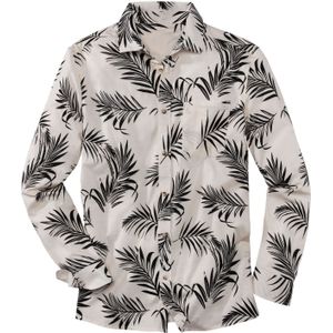 JOHN DEVIN Overhemd  crème / zwart