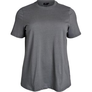 Zizzi Shirt 'Charlin'  donkergrijs