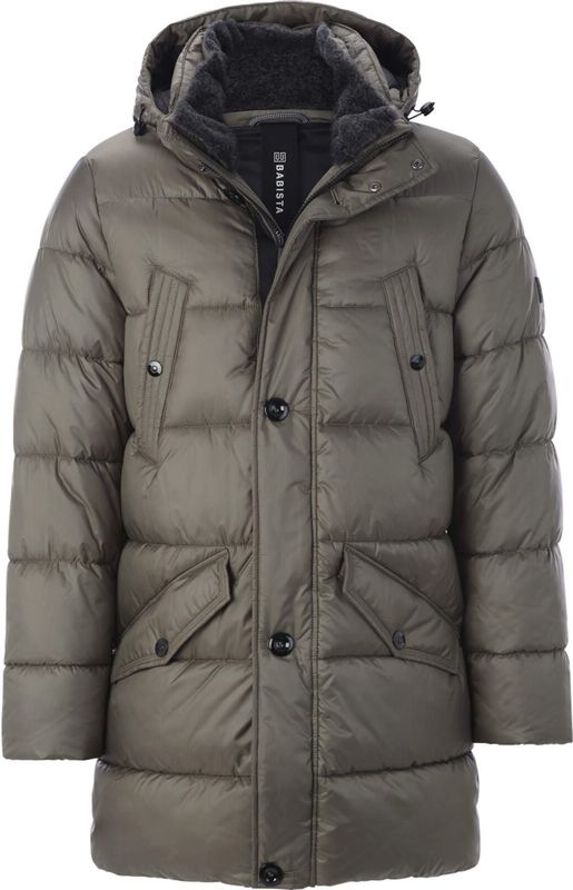 NELDIN - Donsjack - Olijf - Gewatteerd - Waterafstotend