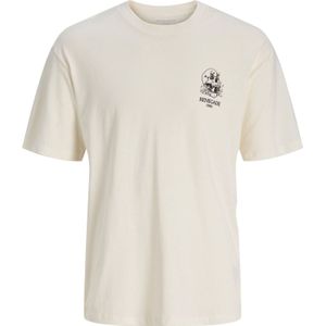 JACK & JONES Shirt  ivoor / oranje / zwart