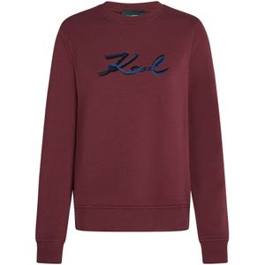 Karl Lagerfeld Sweatshirt  blauw / bordeaux