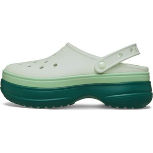 Crocs Clogs 'Classic Stacked'  groen / pastelgroen / lichtgroen