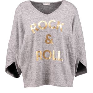 Key Largo Trui 'Rock´n Roll'  goud / grijs