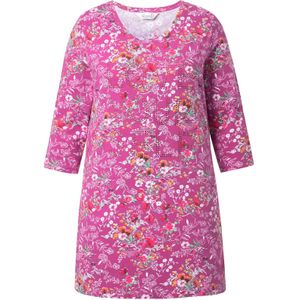 MIAMODA Shirt  groen / magenta / wit