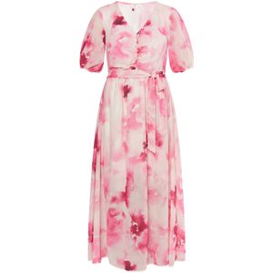 IZIA Jurk  cyclaam / fuchsia / rosé