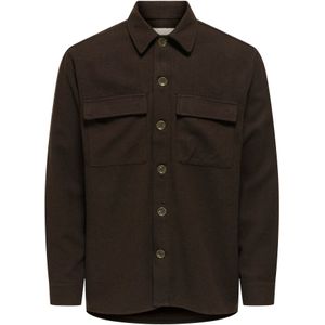 Onspaul - Overshirt - Relaxed Fit - Lange Mouwen - Knoopsluiting
