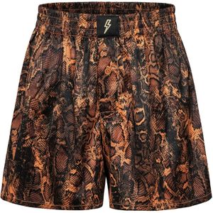 EKCENTRIK Broek 'Snake'  donkeroranje