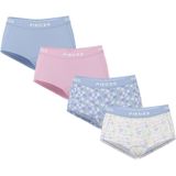 PIECES Broekje  blauw / lichtroze / wit