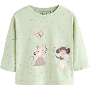 Next Shirt  beige / antraciet / pastelgroen / poederroze