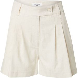 AMI ALY Bandplooibroek  lichtbeige