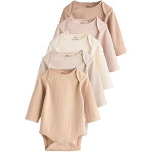 Next Rompertje/body  beige / crème / donkerbeige / rosé / oudroze