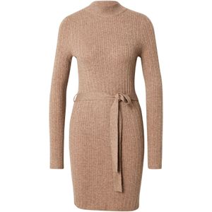 ONLY Gebreide jurk 'ONLLEA'  bruin