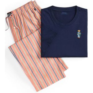 Polo Ralph Lauren - Katoenen Pyjama - Marineblauw - Korte Mouwen