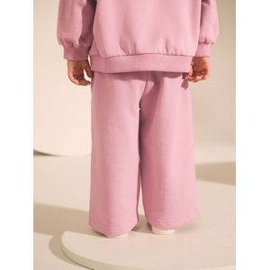 Next - Broek - Oudroze - Sweatstof - Wide Leg
