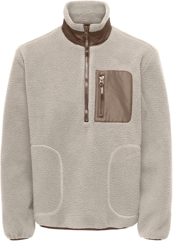 Onsyuri - Fleece Jas - Hoge Hals - Lange Mouwen - Ritssluiting - Werkjassen