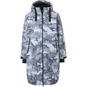 LAURASØN Functionele mantel  blauw / geel / donkergrijs