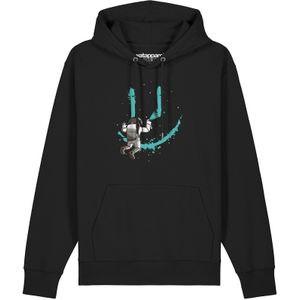 Watapparel Sweatshirt ' Graffiti Astronaut '  gemengde kleuren / zwart