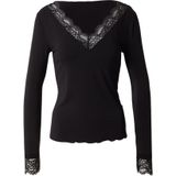 Vmskye - Top - V-Hals - Lange Mouwen - Kanten Detail - Slim Fit