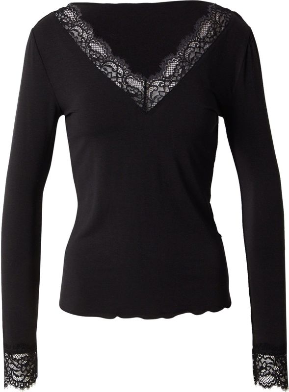 Vmskye - Top - V-Hals - Lange Mouwen - Kanten Detail - Slim Fit