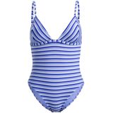 ROXY Badpak 'Party Wave'  saffier / wit