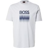 BOSS Shirt 'Insignia'  marine / duifblauw / rookgrijs / lichtgrijs