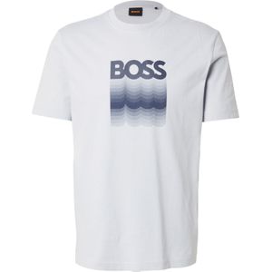 BOSS Shirt 'Insignia'  marine / duifblauw / rookgrijs / lichtgrijs