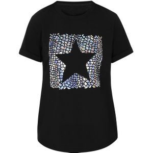 NALLY Shirt  zwart / zilver