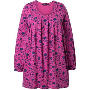 Ulla Popken Blouse  pink / zwart