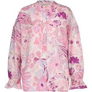 Fabienne Chapot Blouse 'Lexi'  crème / sering / pink / rosa
