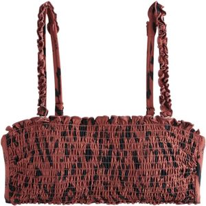 Next Bikinitop  kastanjebruin / zwart