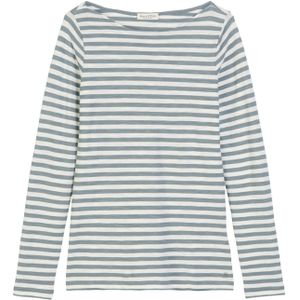 Marc O'Polo Shirt  saffier / wit