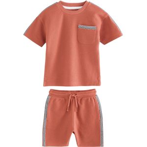 Next Set  roestbruin / zwart / wit