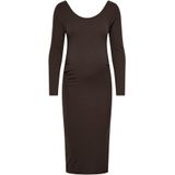 Only Maternity Jurk 'OLMSANNE'  chocoladebruin