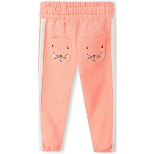 MINOTI Broek  oudroze / zwart / wit