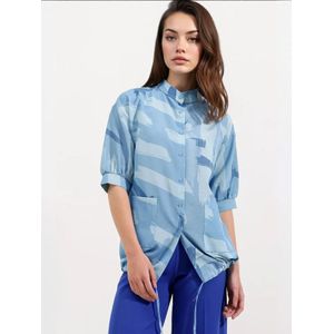 Bigdart Blouse  blauw / lichtblauw / donkerblauw