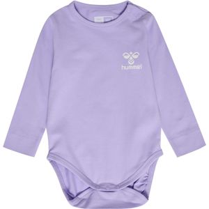 Hummel Rompertje/body 'Mino'  lavendel / wit
