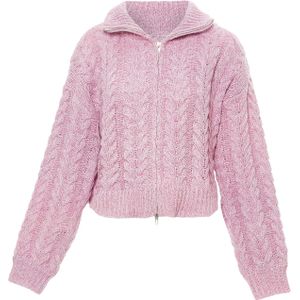 Sookie Gebreid vest  lichtroze