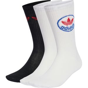 ADIDAS ORIGINALS Sokken 'Trefoil'  blauw / rood / zwart / wit