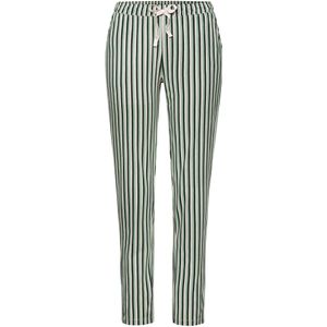 s.Oliver RED LABEL - Pyjamabroek - Groen/wit gestreept - Met mooi alloverpatroon