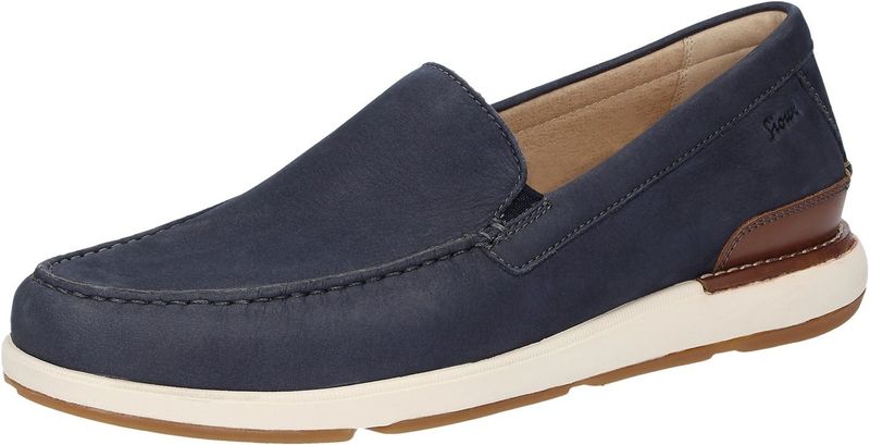 SIOUX - Nurilinos-700 - Instappers - Donkerblauw / Bruin