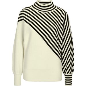 MADELEINE Trui  zwart / wolwit