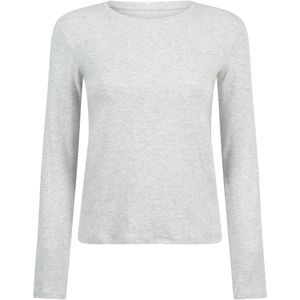 Hunkemöller - Pyjamatop Pointelle - Grijs - Pyjama's