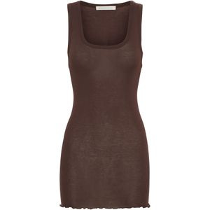 Seamless Basic Top 'Bella'  donkerbruin