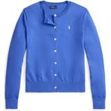 Regular fit gebreid jack met logostitching